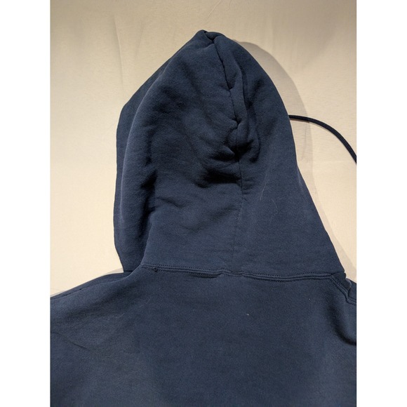 Russell Athletic Mens 2XL Navy Blue Zip Up Hoodie Sweatshirt Vintage - Picture 9 of 9